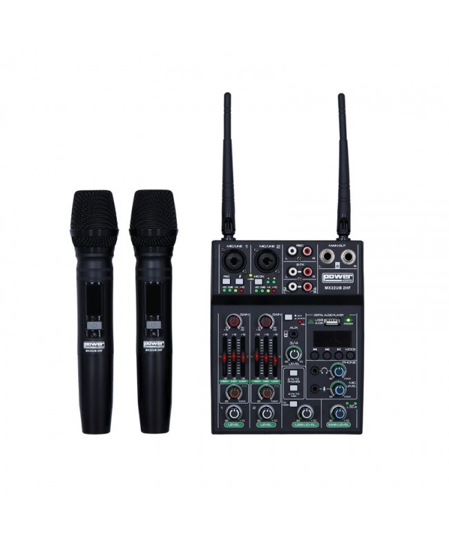 Power Acoustics MX 22 UB 2HF Analog Mixer