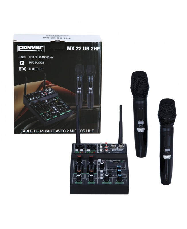 Power Acoustics MX 22 UB 2HF Mixer analogici
