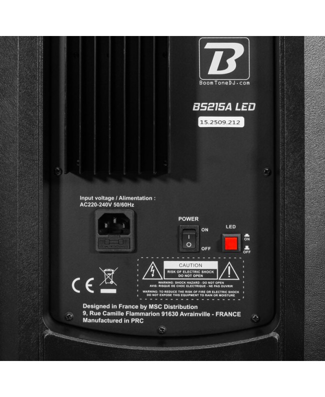 BoomTone DJ BS215A LED