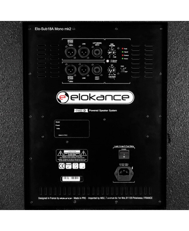 Elokance ELO SUB18A Mono MK2