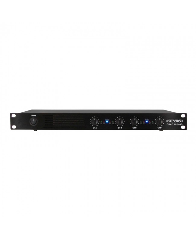 Definitive Audio QUAD 1U 200D