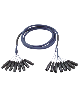 DAP FL60 - 8 XLR/M 3P to 8 XLR/F 3P 3 m