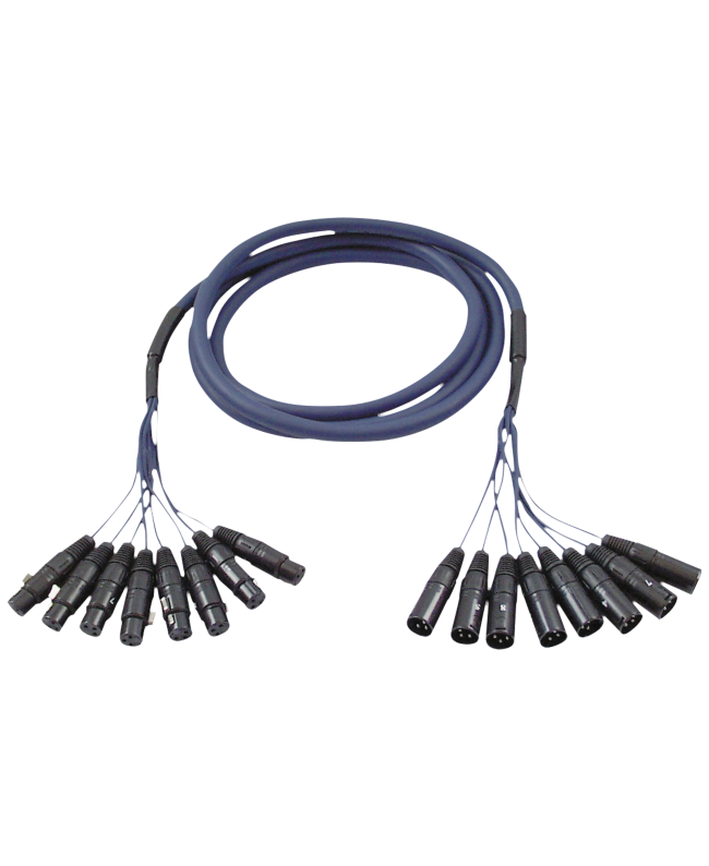 DAP FL60 - 8 XLR/M 3P to 8 XLR/F 3P 6 m