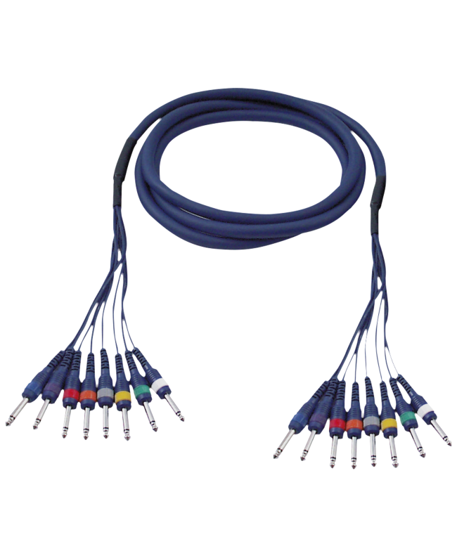 DAP FL63 - 8 Jack mono to 8 Jack mono 3 m