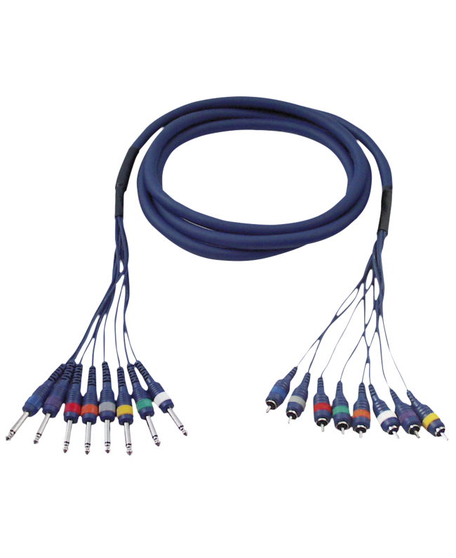 DAP FL64 - 8 Jack mono to 8 RCA/M 3 m