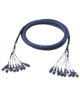 DAP FL65 - 8 RCA/M to 8 RCA/M 3 m