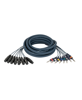 DAP FL67 - 8 XLR/F 3P to 8 Jack stereo 3 m