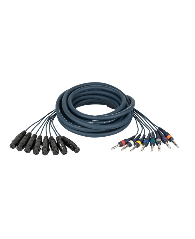 DAP FL67 - 8 XLR/F 3P to 8 Jack stereo 6 m