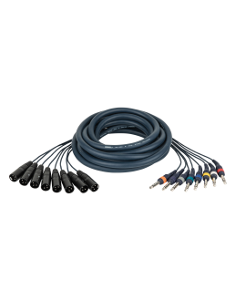 DAP FL68 - 8 XLR/M 3P to 8 Jack stereo 6 m