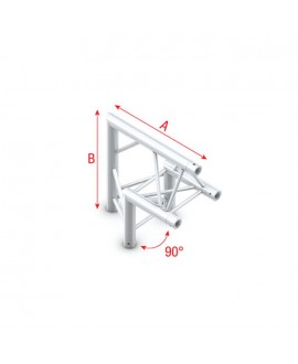 MILOS Deco-22 Triangle truss - apex up ACM24 - 90° corner