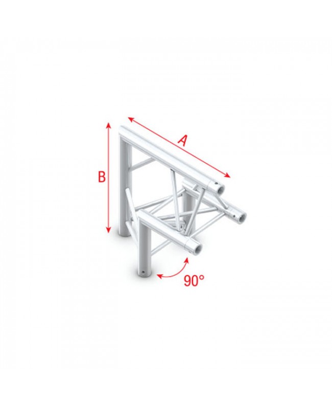 MILOS Deco-22 Triangle truss - apex up ACM24 - 90° corner