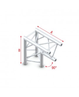MILOS Deco-22 Triangle truss - apex down ACM25 - 90° corner