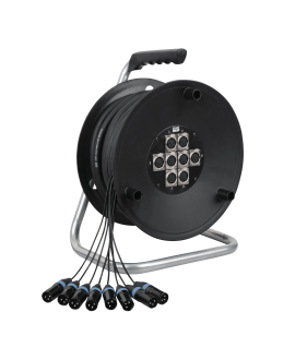 DAP Python 8 Stagewheel 8x XLR Stagebox with cable