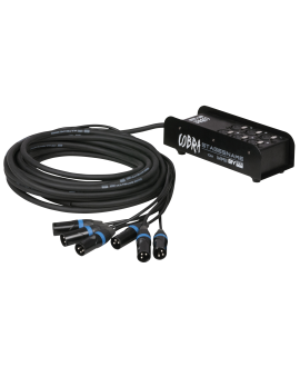 DAP CobraX 6 StageSnake 10 m Stagebox with cable