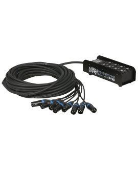 DAP CobraX 8 StageSnake 15 m Stagebox with cable