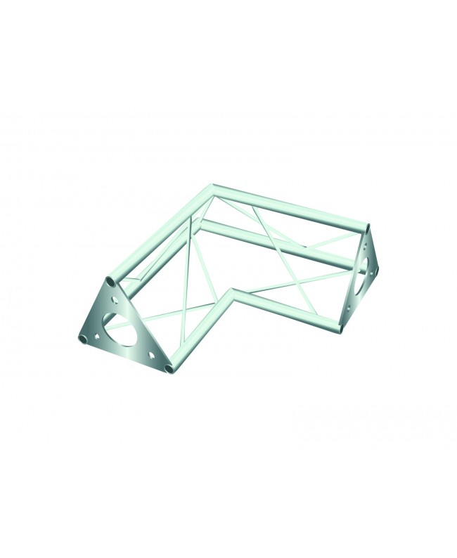 Decotruss SAC-21 angolare a 2 vie 90° argento