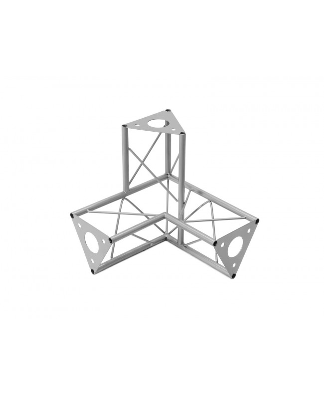 Decotruss SAL-31 Ecke 3-Weg /\ rechts sil