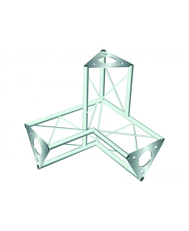 Decotruss SAL-32 Ecke 3-Weg /\ links sil