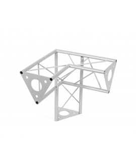 Decotruss SAL-34 Ecke 3-Weg \/ links sil