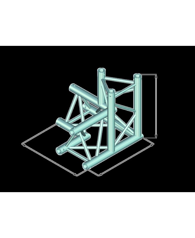 Alutruss DECOLOCK DQ3-PAL34 3-way Corner 90°