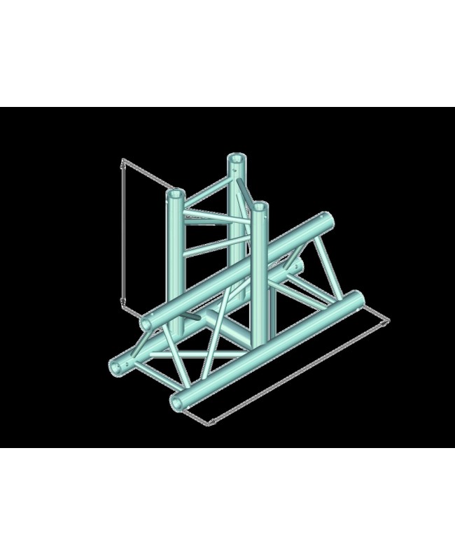 Alutruss DECOLOCK DQ3-PAT35 3-Weg T-Stück 90°