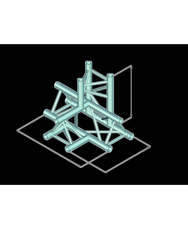 Alutruss DECOLOCK DQ3-PAT42 4-Weg T-Stück \/