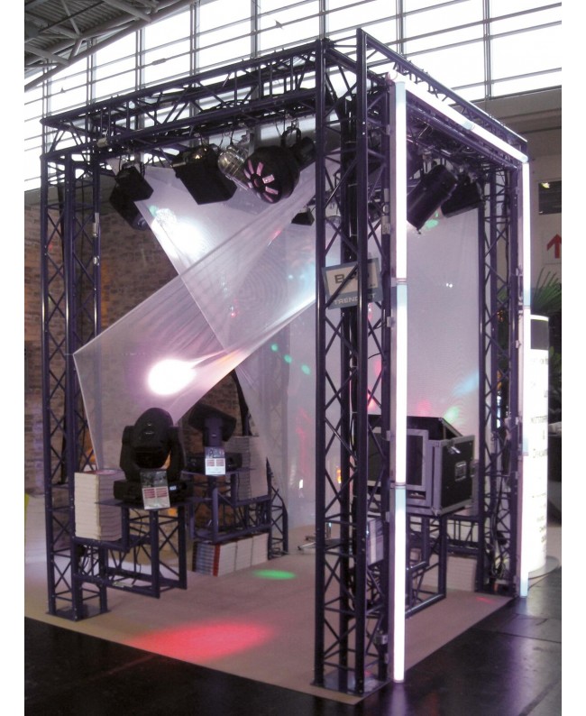 Alutruss DECOLOCK DQ3-SPAC19 2-Weg Ecke 45° sw