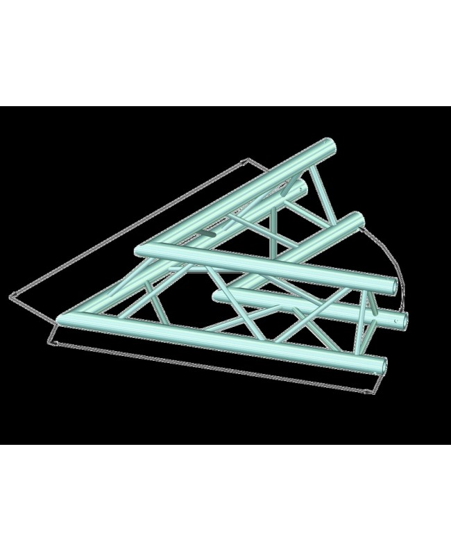 Alutruss DECOLOCK DQ3-SPAC20 2-way Corner 60° bk