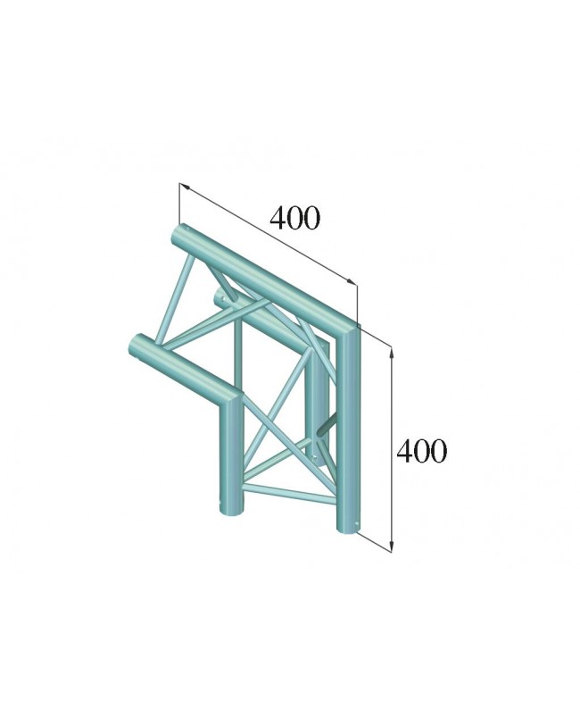 Alutruss DECOLOCK DQ3-SPAC24 2-way Corner 90° bk