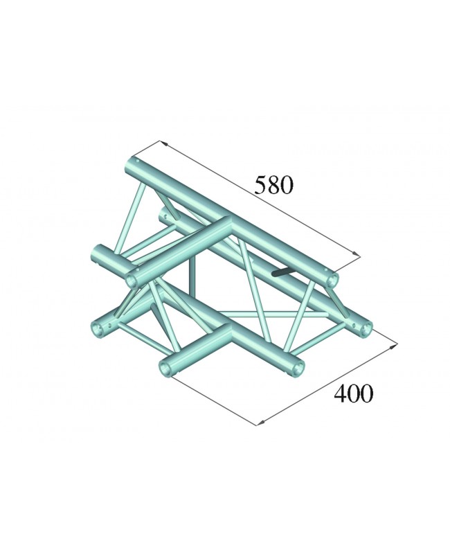 Alutruss DECOLOCK DQ3-SPAT36 3-way T-Piece 90° bk
