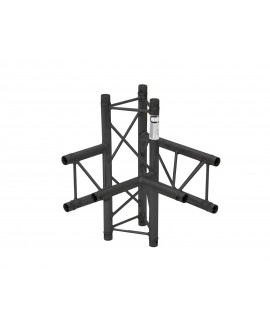 Alutruss DECOLOCK DQ3-SPAT42 4-Weg T-Stück \/ sw