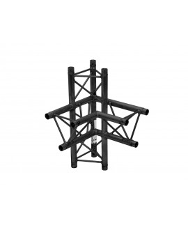Alutruss DECOLOCK DQ3-SPAC44 4-Weg Ecke links sw