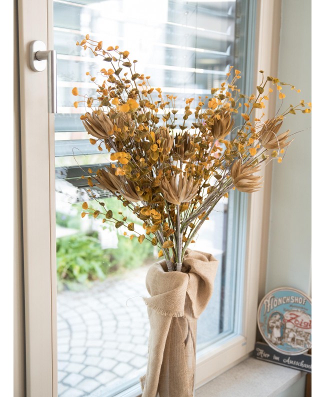 Europalms Eucalyptus spray, artificial, yellow-green, 110cm Flowers & Plants