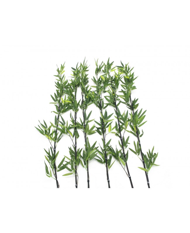 Europalms Bamboo tube with leaves, artificial, 180cm, sixpack Flowers & Plants