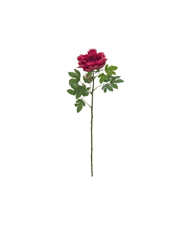 Europalms Peony Branch classic, artificial plant, magenta, 80cm Fiori & piante