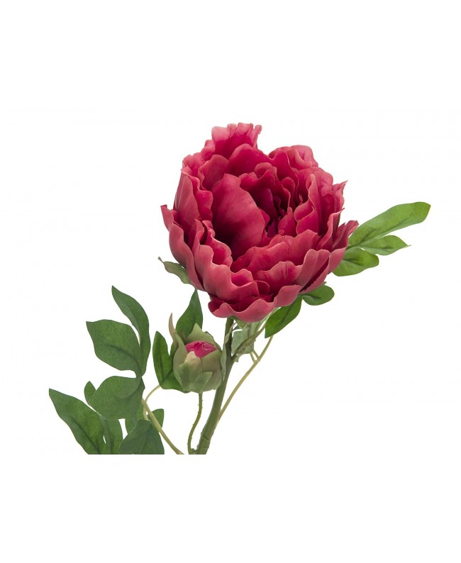 Europalms Peony Branch classic, artificial plant, magenta, 80cm Fiori & piante