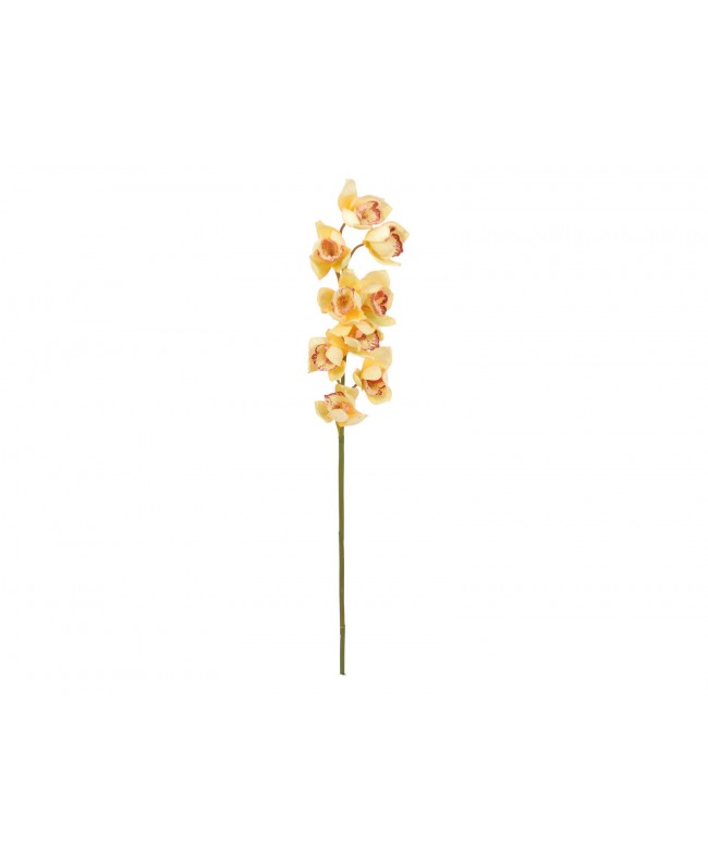 Europalms Cymbidium branch, artificial, yellow, 90cm Fiori & piante