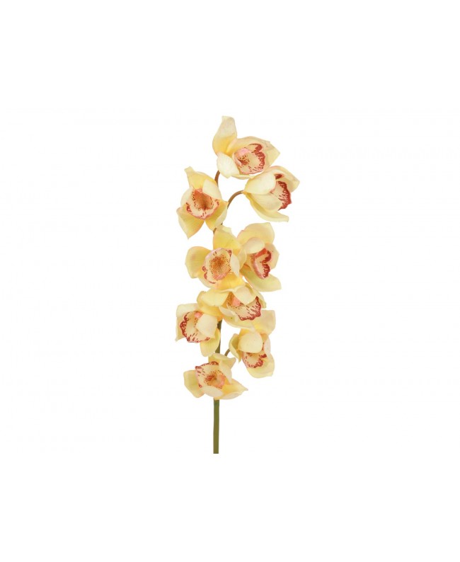 Europalms Cymbidium branch, artificial, yellow, 90cm Fiori & piante