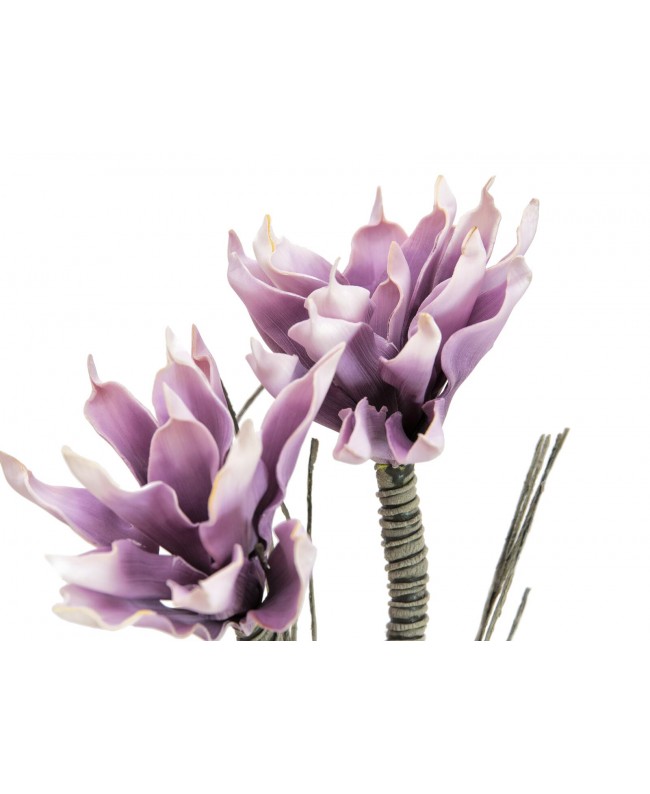 Europalms Magnolia Branch (EVA), artificial, violet Flowers & Plants