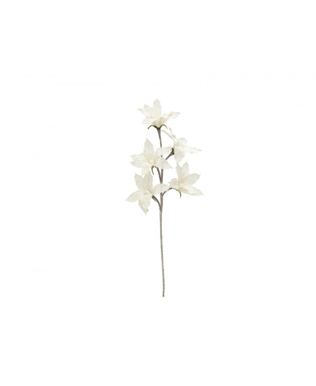 Europalms Clematis Branch (EVA), artificial, white Flowers & Plants