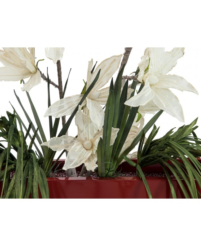 Europalms Clematiszweig (EVA), künstlich, weiß Blumen & Pflanzen