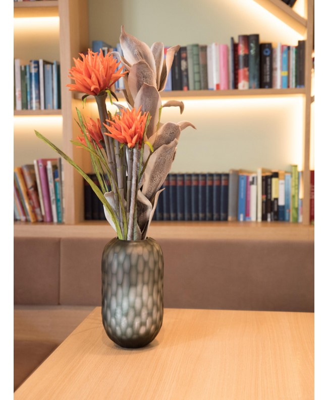 Europalms Dahlia (EVA), artificial plant, orange, 100cm Fiori & piante