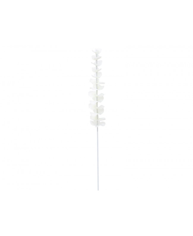 Europalms Eucalipto di cristallo, pianta artificiale, bianco 81cm 12x