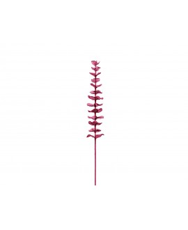 Europalms Kristalleukalyptus, Kunstpflanze, burgund, 81cm 12x Blumen & Pflanzen