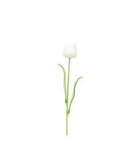 Europalms Crystal tulip, artificial flower, white 61cm 12x