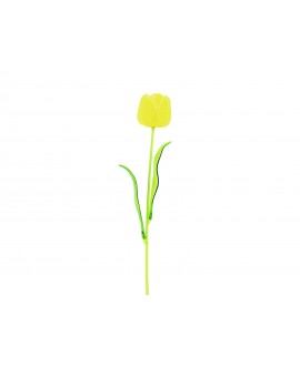 Europalms Kristalltulpe, Kunstblume, gelb 61cm 12x Blumen & Pflanzen