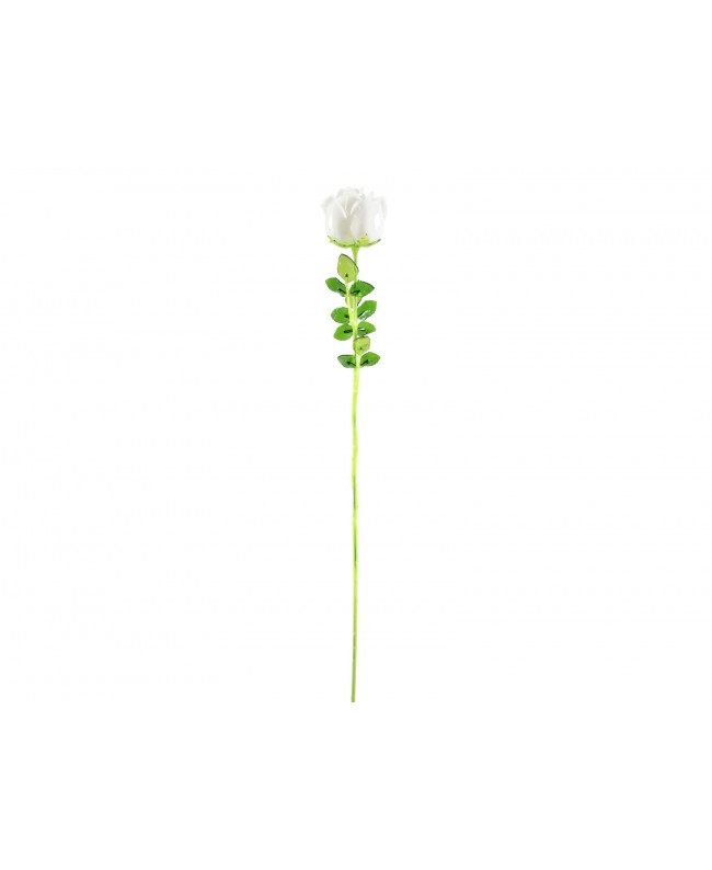 Europalms Crystal rose, white, artificial flower, 81cm 12x