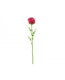 Europalms Crystal rose, burgundy, artificial flower, 81cm 12x Flowers & Plants