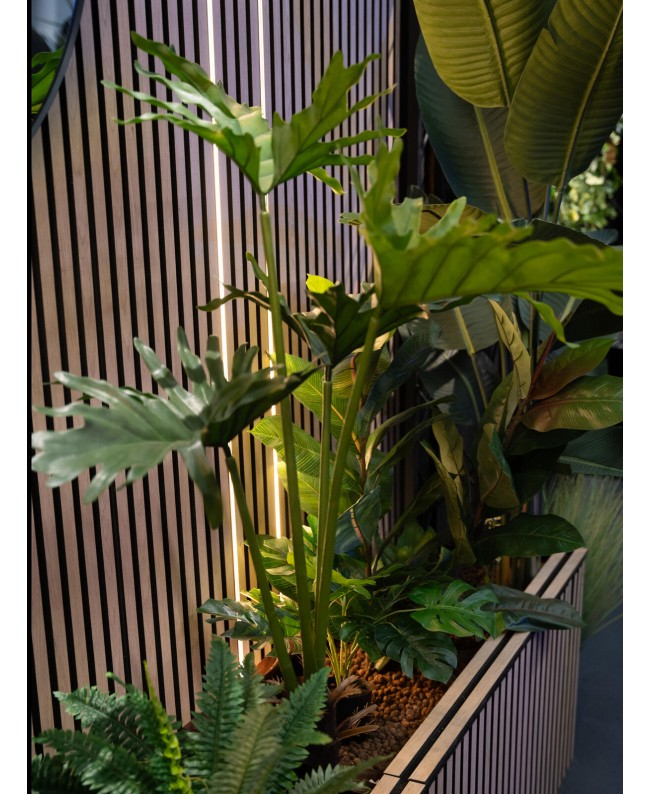 Europalms Splitphilodendron, Kunstpflanze, 120cm