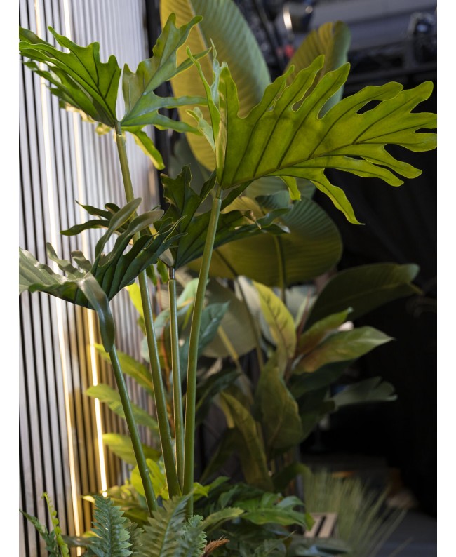 Europalms Splitphilodendron, Kunstpflanze, 120cm